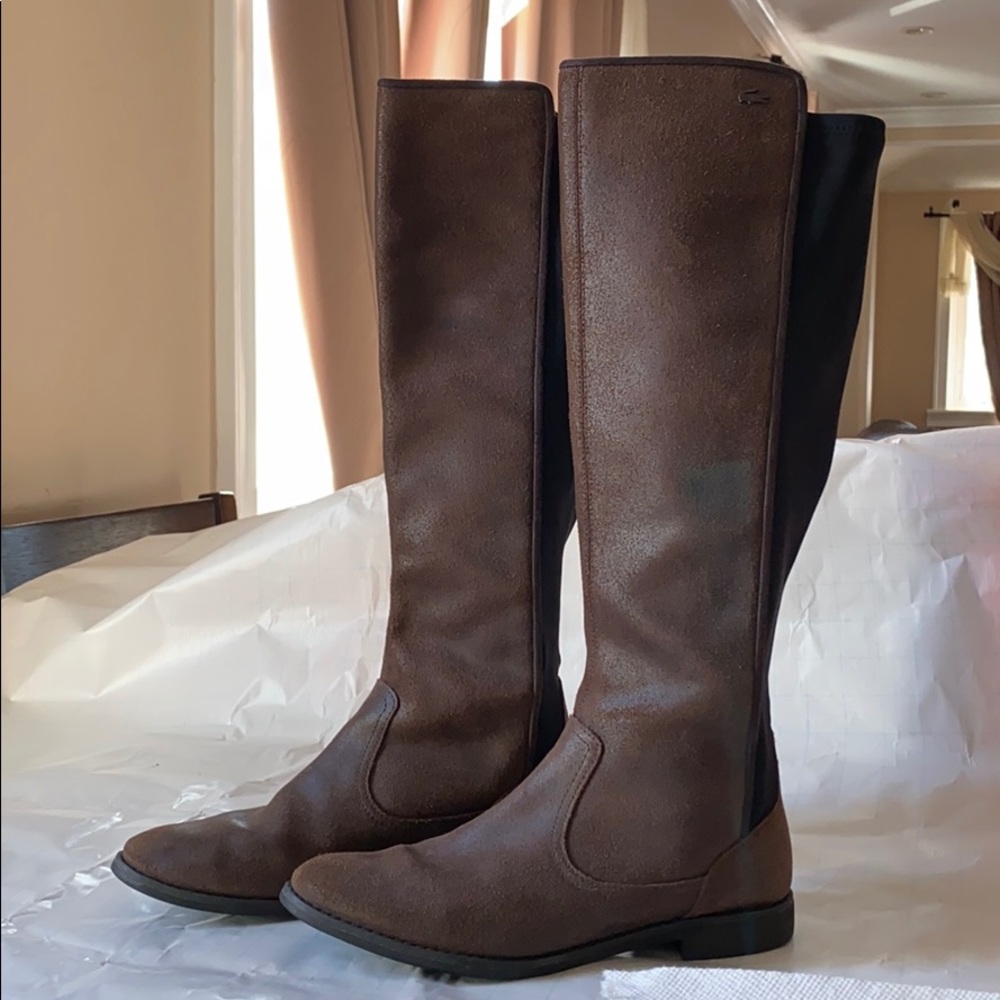 Lacoste Paris Rosemont 5 leather boots